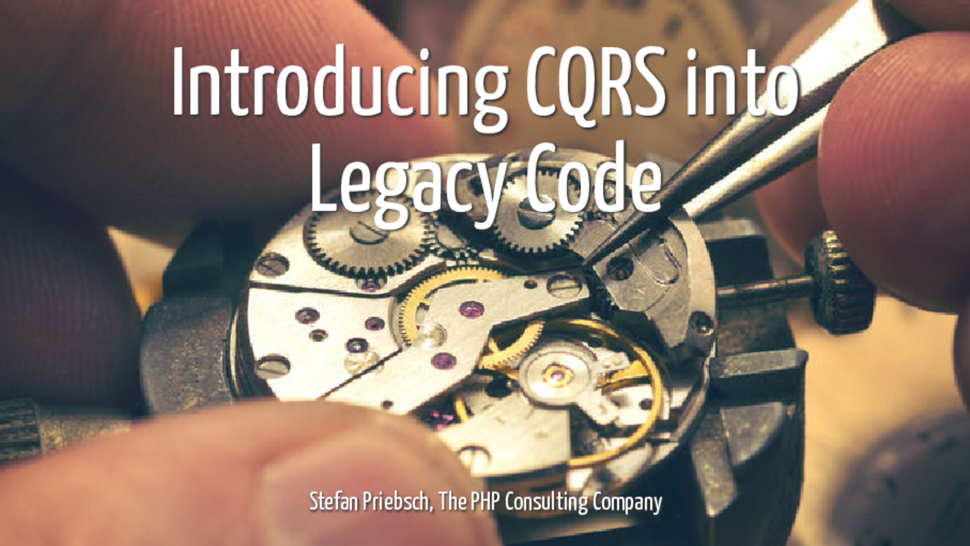 Introducing CQRS into Legacy Code