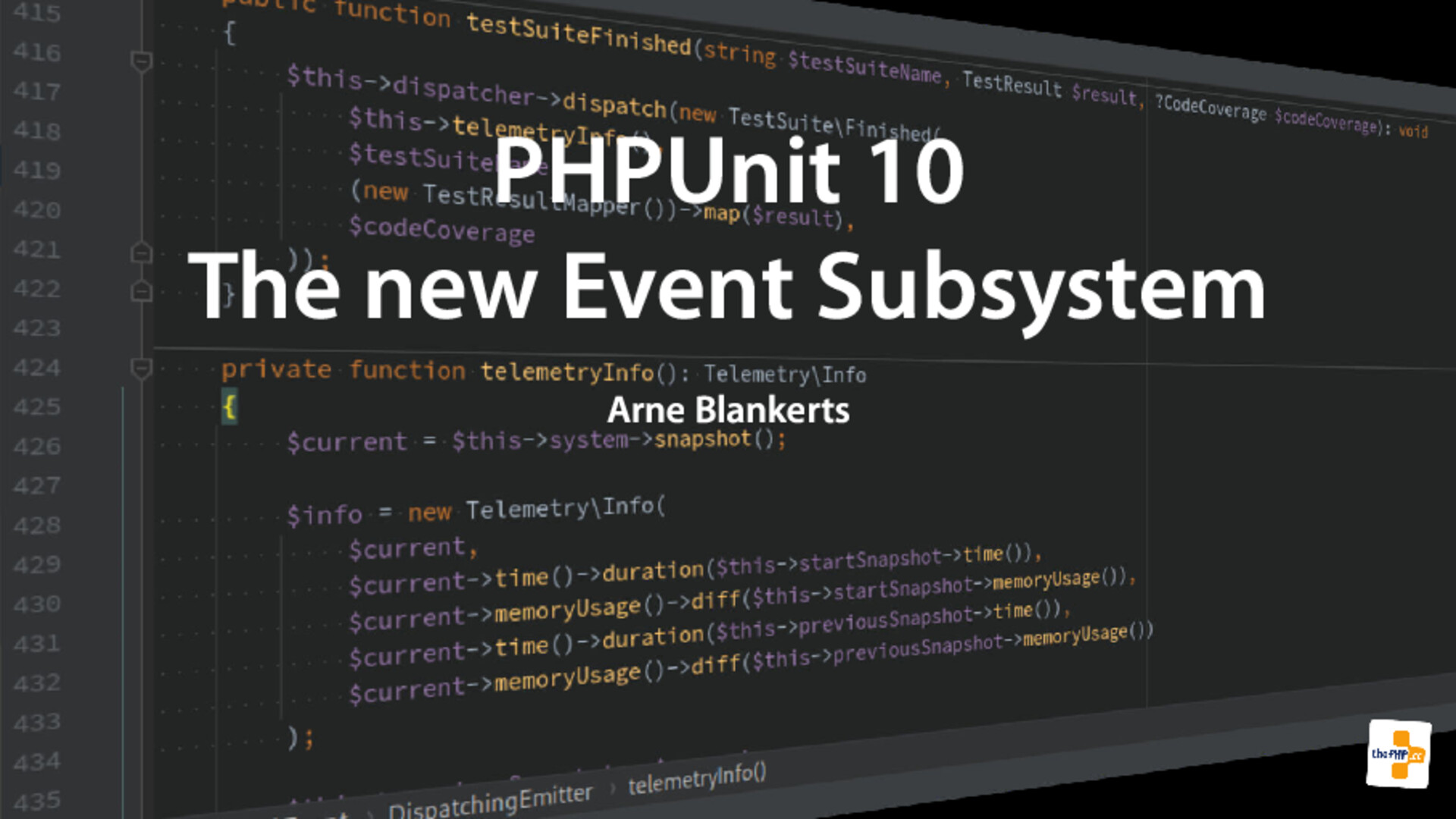 PHPUnit: The New Event System