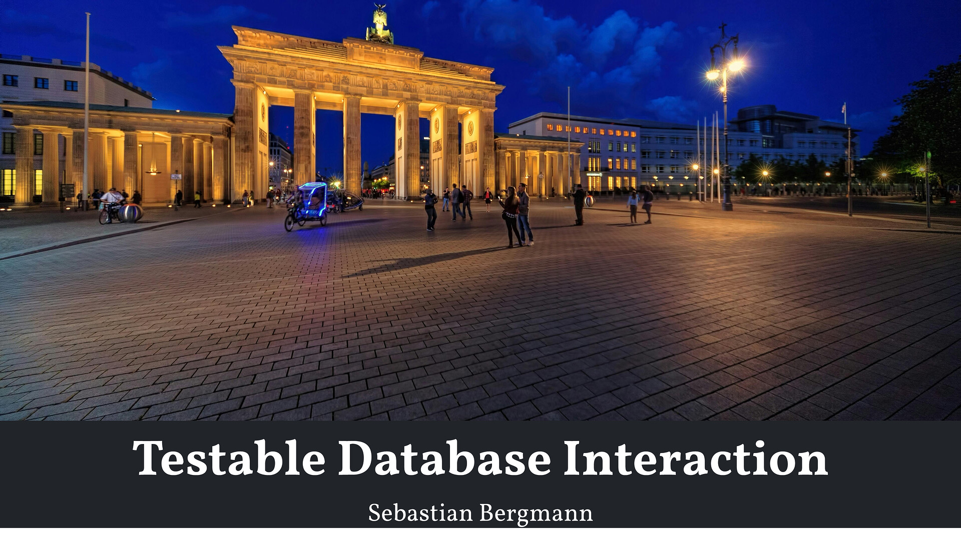 Testable Database Interaction