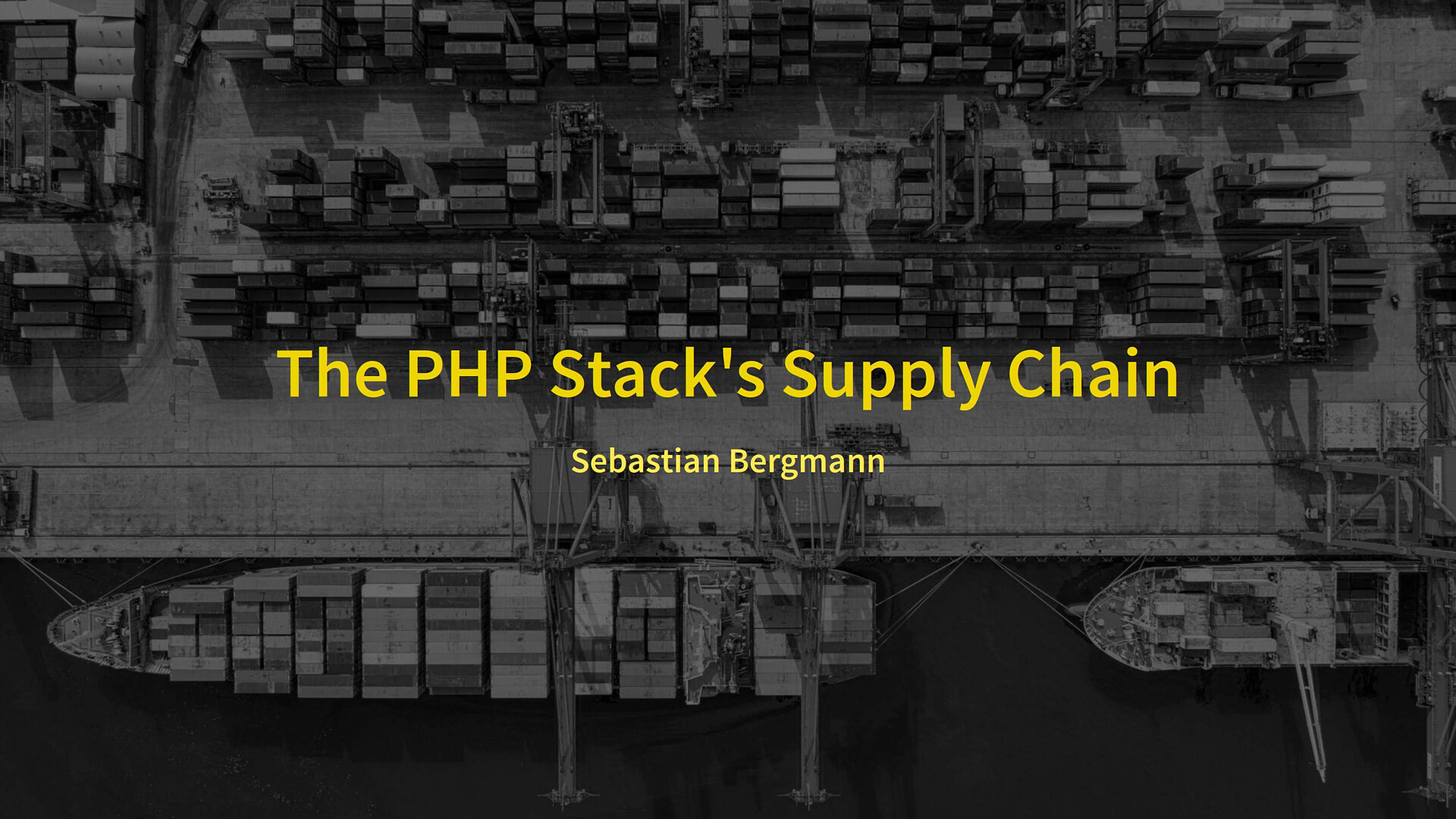 The PHP Stack’s Supply Chain